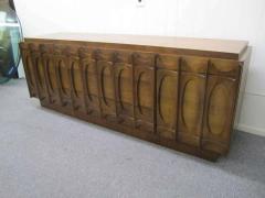 Paul Evans Fantastic Paul Evans Style Brutalist Walnut Credenza Mid Century Modern - 1831560