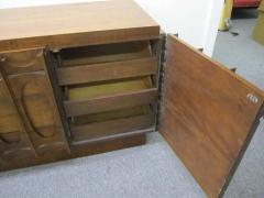 Paul Evans Fantastic Paul Evans Style Brutalist Walnut Credenza Mid Century Modern - 1831561