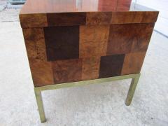 Paul Evans Handsome Burled Walnut Patchworks Paul Evans Style Lane Side End Table - 1820685