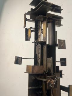 Paul Evans MID CENTURY BRUTALIST SCULPTURE ON STAND IN THE MANNER OF PAUL EVANS - 3320363