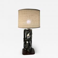 Paul Evans MID CENTURY BRUTALIST WELDED TORCH CUT LAMP - 3349620