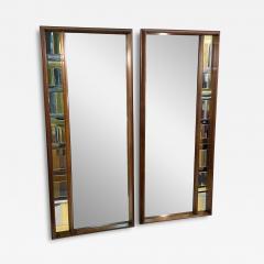 Paul Evans MODERN BRASS CHROME CITYSCAPE MIRRORS IN THE MANNER OF PAUL EVANS - 3395652
