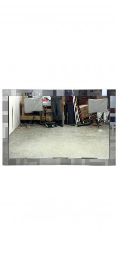 Paul Evans MONUMENTAL SATIN POLISHED CHROME CITYSCAPE MIRROR BY PAUL EVANS - 4439149