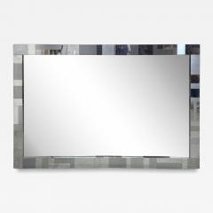 Paul Evans MONUMENTAL SATIN POLISHED CHROME CITYSCAPE MIRROR BY PAUL EVANS - 4439478