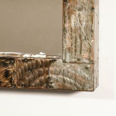 Paul Evans Mid Century Brutalist Patchwork Mirror and Wall Mounted Console by Paul Evans - 3352996