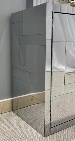 Paul Evans Mid Century Modern Paul Evans Cityscape Mirrored Cabinet and Mirror Vanity - 2485714