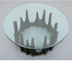 Paul Evans PAUL EVANS IMPOSTO ON IRON STALAGMITE COFFEE TABLE - 2720453