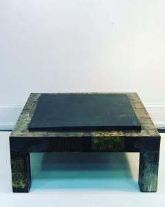 Paul Evans PAUL EVANS MIXED METALS PATCHWORK AND SLATE COFFEE TABLE - 668497