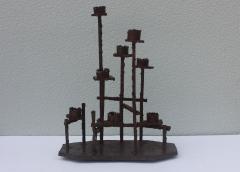 Paul Evans Paul Evans Attributed Welded Steel Candlesticks - 1041970