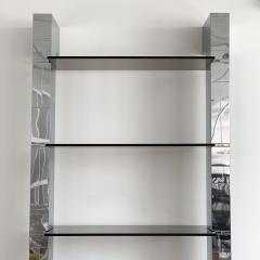 Paul Evans Paul Evans Chrome Cityscape Wall Shelving or Bookshelf - 982528