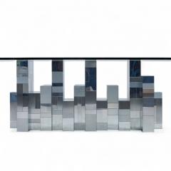 Paul Evans Paul Evans Cityscape Mid Century Chrome Dining Table - 4355731