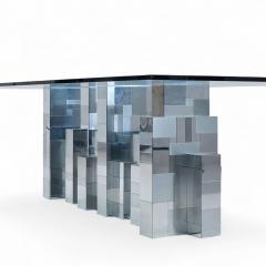 Paul Evans Paul Evans Cityscape Mid Century Chrome Dining Table - 4355732