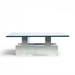 Paul Evans Paul Evans Cityscape Mid Century Chrome and Stainless Steel Coffee Table - 4604051
