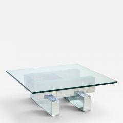Paul Evans Paul Evans Cityscape Mid Century Chrome and Stainless Steel Coffee Table - 4604470