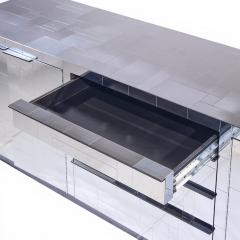 Paul Evans Paul Evans Cityscape Mid Century Chrome and Stainless Steel Credenza - 4593308