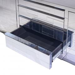 Paul Evans Paul Evans Cityscape Mid Century Chrome and Stainless Steel Credenza - 4593310