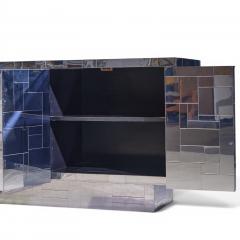 Paul Evans Paul Evans Cityscape Mid Century Chrome and Stainless Steel Credenza - 4593311