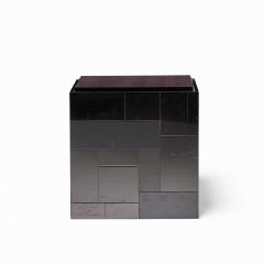 Paul Evans Paul Evans Cityscape Mid Century Gunmetal Cube Side End Tables Pair - 4415888