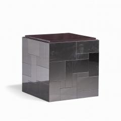 Paul Evans Paul Evans Cityscape Mid Century Gunmetal Cube Side End Tables Pair - 4415890