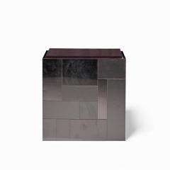 Paul Evans Paul Evans Cityscape Mid Century Gunmetal Cube Side End Tables Pair - 4415891