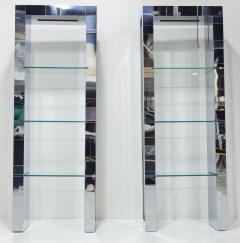Paul Evans Paul Evans Custom Cityscape Etageres with Lighting Signed c 1970s - 3463497