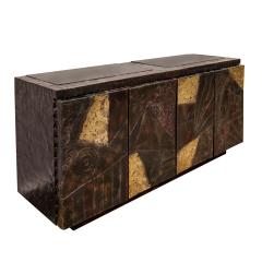 Paul Evans Paul Evans Iconic Artisan 4 Door Credenza 1968 Signed and Dated  - 2891740