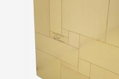 Paul Evans Paul Evans King Size Bedframe with Brass Tiles - 2823795