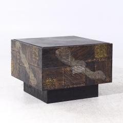 Paul Evans Paul Evans Mid Century Welded and Patinaed Steel Patchwork Side Table - 4035100