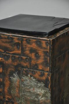 Paul Evans Paul Evans Mixed Metal Side Table with Slate Top - 428693