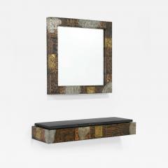 Paul Evans Paul Evans Patchwork Mirror Hanging Shelf - 2701907