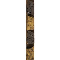 Paul Evans Paul Evans Rare Floor Lamp in Welded Steel and Gold Leaf 1965 - 3945034