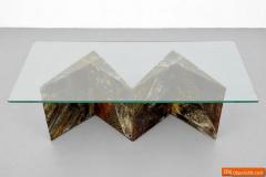 Paul Evans Paul Evans Sculpted Zig Zag Coffee Table - 643890