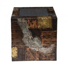 Paul Evans Paul Evans Side Table Copper Bronze Pewter Patchwork Slate - 3919879