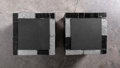 Paul Evans Paul Evans Studio Argente PE 37 Cube Tables Exceptionally Clean Pair 1970s - 4239816