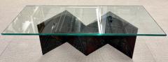 Paul Evans Paul Evans Style Bow Tie Coffee Table w Glass Top - 2954140