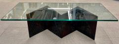 Paul Evans Paul Evans Style Bow Tie Coffee Table w Glass Top - 2954143