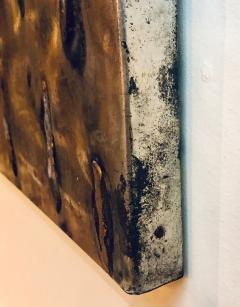 Paul Evans Paul Evans Style Brutalist Artisan Wall Mirror with Welded Rods - 2980867