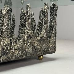 Paul Evans Paul Evans Style Brutalist Mid Century Modern Rectangular Coffee Table Wood - 3810825