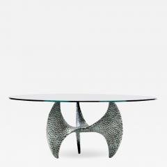 Paul Evans Paul Evans Style Brutalist Propeller Base Coffee Table Stamped 1970 - 1972901