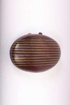 Paul Evans Paul Evans and Phillip Lloyd Powell Style Petite Rosewood Box with Brass Inlay - 1583398