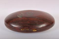 Paul Evans Paul Evans and Phillip Lloyd Powell Style Petite Rosewood Box with Brass Inlay - 1583410