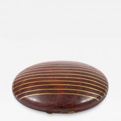 Paul Evans Paul Evans and Phillip Lloyd Powell Style Petite Rosewood Box with Brass Inlay - 1584792