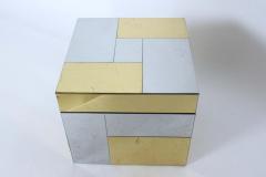 Paul Evans Paul Evans for Directional Cityscape Chrome and Brass Ice Bucket 1970s - 2864665