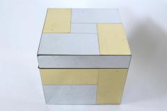 Paul Evans Paul Evans for Directional Cityscape Chrome and Brass Ice Bucket 1970s - 2864668