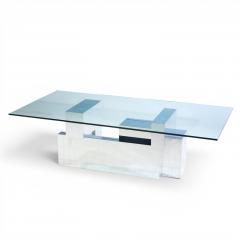 Paul Evans Paul Evans for Directional Cityscape Mid Century Chrome Dining Table - 4608651