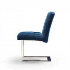 Paul Evans Paul Evans for Directional Mid Century Chrome Cantilever Dining Chair Set of 6 - 4600485
