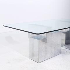 Paul Evans Paul Evans for Directional Mid Century Chrome Cityscape Dining Table - 4094255