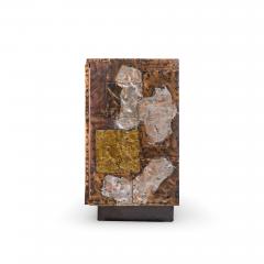 Paul Evans Paul Evans for Directional Mid Century Copper Pewter Bronze Patchwork Credenza - 4585246