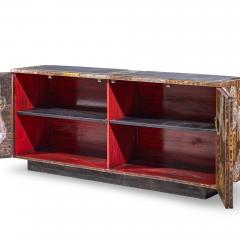 Paul Evans Paul Evans for Directional Mid Century Copper Pewter Bronze Patchwork Credenza - 4585251