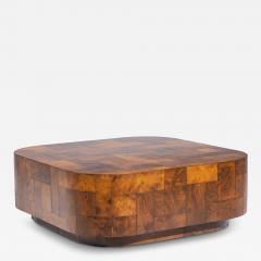 Paul Evans Paul Evans for Directional Mid Century Patchwork Burlwood Coffee Table - 4456824